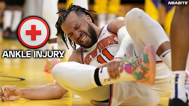 jalen-brunson-injury-update:-knicks-star-suffers-ankle-injury-against-lakers